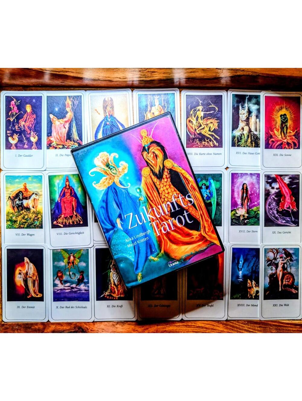 Zukunfts Tarot Cards VTG 1st Ed OOP German Ed Of Tarot Of Eden RARE HTF